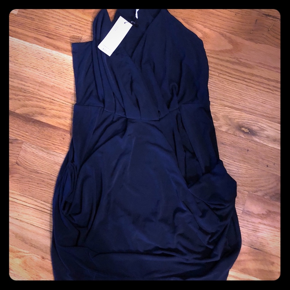 Brand New BCBG Dark Navy Halter Dress